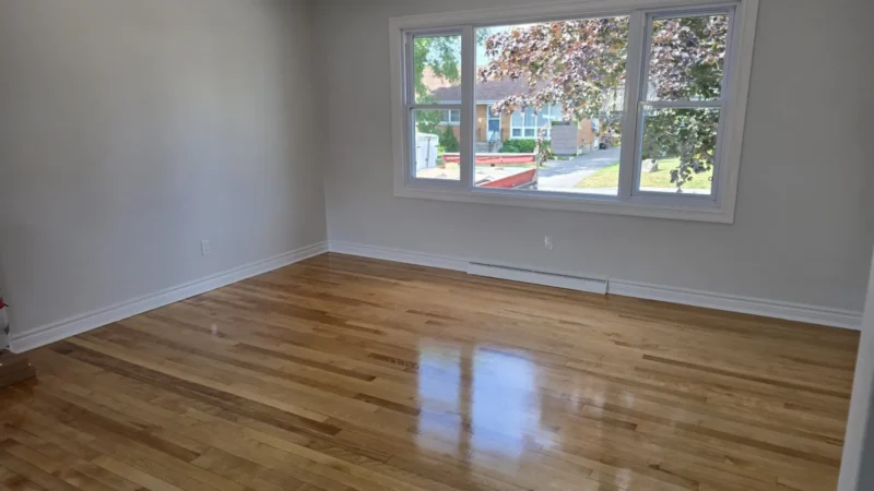 Empty room with a window