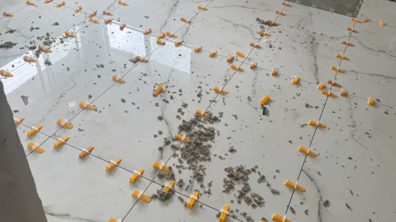 Bathroom renovation, tiles