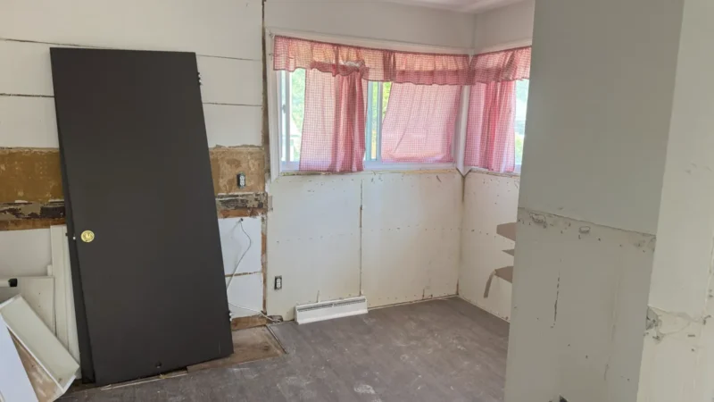 Empty room under construction