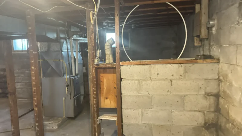 Basement under construction